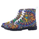 Dead Dancing Bears Grateful Dead Pattern Women s High-Top Canvas Sneakers View2