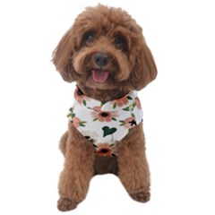 Flower White Pattern Floral Dog Sweater by anzea