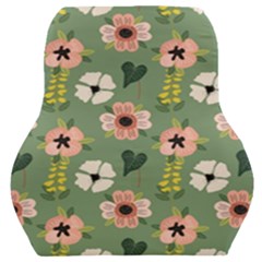 Flower Green Pink Pattern Floral Car Seat Back Cushion  by anzea