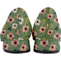 Flower Green Pink Pattern Floral Women s Block Heels  View4