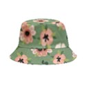 Flower Green Pink Pattern Floral Bucket Hat View1