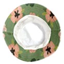 Flower Green Pink Pattern Floral Bucket Hat View3