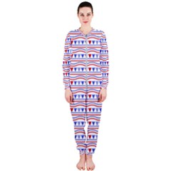 Nautical Digital Paper Nautical Boat Onepiece Jumpsuit (ladies) by anzea