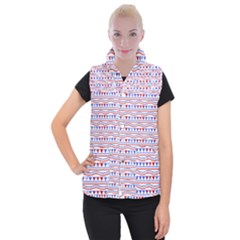 Nautical Digital Paper Nautical Boat Women s Button Up Vest