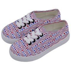 Nautical Digital Paper Nautical Boat Kids  Classic Low Top Sneakers