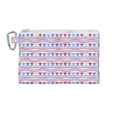 Nautical Digital Paper Nautical Boat Canvas Cosmetic Bag (medium)