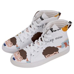 I Graduated Can I Sleep Now  Men s Hi-top Skate Sneakers by Strawcherrys10