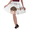 I graduated can I sleep now  A-line Skater Skirt View2