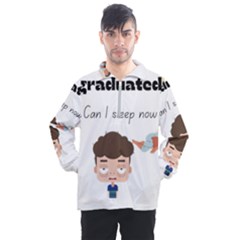 I Graduated Can I Sleep Now  Men s Half Zip Pullover by Strawcherrys10