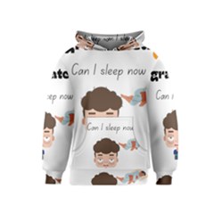 I Graduated Can I Sleep Now  Kids  Pullover Hoodie by Strawcherrys10