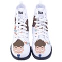 I graduated can I sleep now  Men s High-Top Canvas Sneakers View1