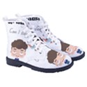 I graduated can I sleep now  Men s High-Top Canvas Sneakers View3