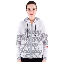 Birthday  Women s Zipper Hoodie