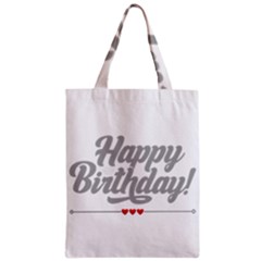 Birthday  Zipper Classic Tote Bag