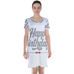 Birthday  Short Sleeve Nightdress by didisemporium