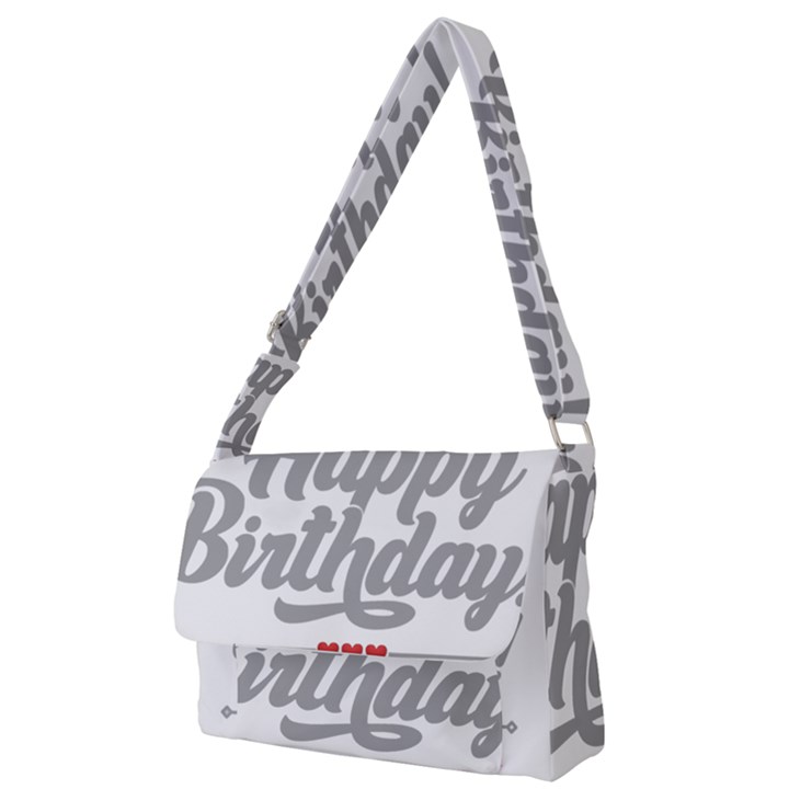 Birthday  Full Print Messenger Bag (S)