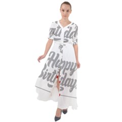 Birthday  Waist Tie Boho Maxi Dress by didisemporium