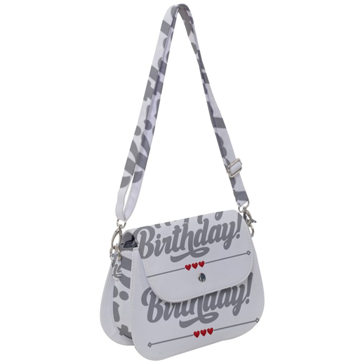 Birthday  Saddle Handbag