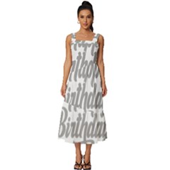 Birthday  Square Neckline Tiered Midi Dress by didisemporium