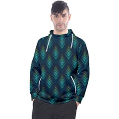 Peacock Texture 3d Pattern Peacock Texture Men s Pullover Hoodie