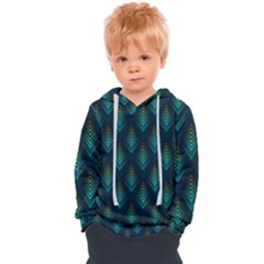 Peacock Texture 3d Pattern Peacock Texture Kids  Overhead Hoodie