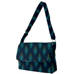 Peacock Texture 3d Pattern Peacock Texture Full Print Messenger Bag (s) by Loisa77