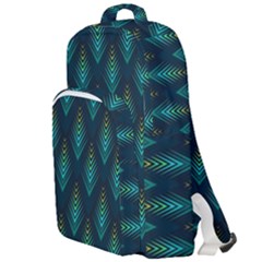 Peacock Texture 3d Pattern Peacock Texture Double Compartment Backpack by Loisa77