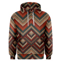 Texture Pattern Fabric Men s Overhead Hoodie