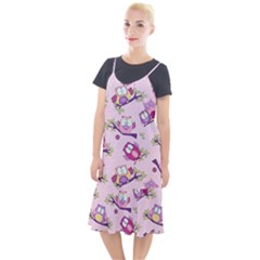 Owls Bird Animal Pattern Camis Fishtail Dress by Loisa77