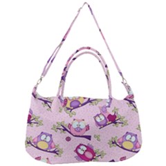 Owls Bird Animal Pattern Removable Strap Handbag by Loisa77