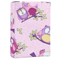 Owls Bird Animal Pattern Playing Cards Single Design (rectangle) With Custom Box