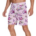 Owls Bird Animal Pattern Men s Beach Shorts View2