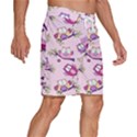 Owls Bird Animal Pattern Men s Beach Shorts View3