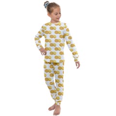 Potato Pattern 2 Kids  Long Sleeve Set  by CocoBellKidsTV24