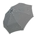 Circles Checkered Abstract Abstraction Art Folding Umbrellas View2