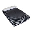 Circles Checkered Abstract Abstraction Art Fitted Sheet (Full/ Double Size) View2