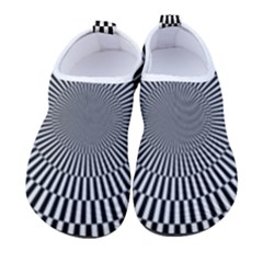 Circles Checkered Abstract Abstraction Art Men s Sock-style Water Shoes by Loisa77