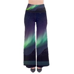 Aurora Borealis Beautiful Northern Lights Nature So Vintage Palazzo Pants by Loisa77