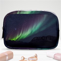 Aurora Borealis Beautiful Northern Lights Nature Make Up Pouch (small) by Loisa77