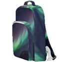 Aurora Borealis Beautiful Northern Lights Nature Double Compartment Backpack View1