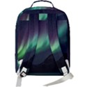 Aurora Borealis Beautiful Northern Lights Nature Double Compartment Backpack View3