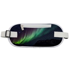 Aurora Borealis Beautiful Northern Lights Nature Rounded Waist Pouch by Loisa77