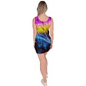 Night Skiing Colored Dead Grateful Lights Mountain Bodycon Dress View4