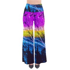 Night Skiing Colored Dead Grateful Lights Mountain So Vintage Palazzo Pants by Loisa77