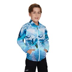 Dolphin Blue Fantasy Kids  Windbreaker