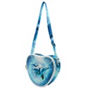 Dolphin Blue Fantasy Heart Shoulder Bag View1