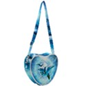 Dolphin Blue Fantasy Heart Shoulder Bag View2