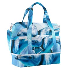 Dolphin Blue Fantasy Sports Shoulder Bag With Shoes Compartment by Loisa77