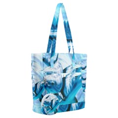 Dolphin Blue Fantasy Everyday Shoulder Bag With Pouch Bag by Loisa77