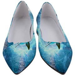 Dolphin Blue Fantasy Women s Block Heels  by Loisa77